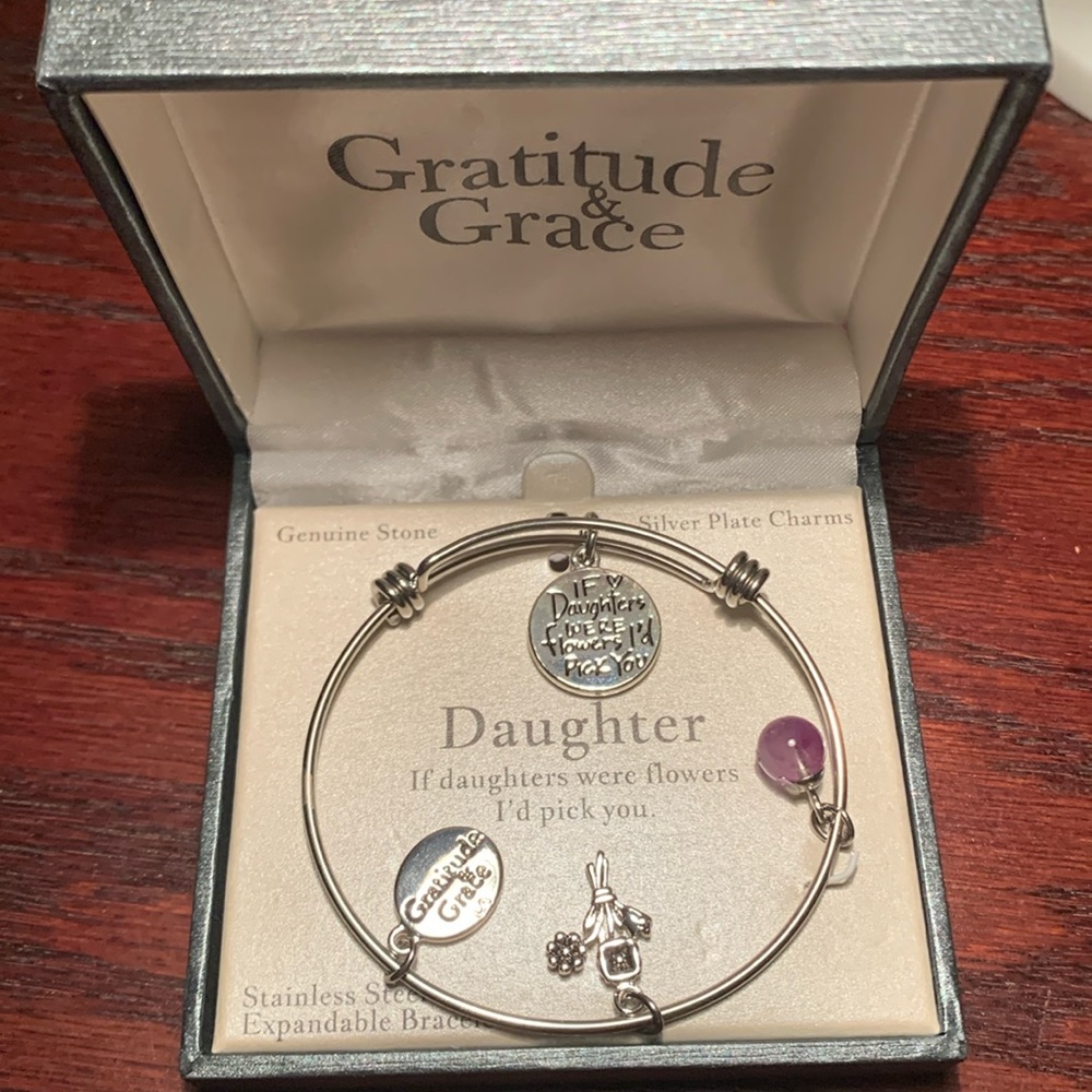 Gratitude & Grace Expandable Bracelet Daughter